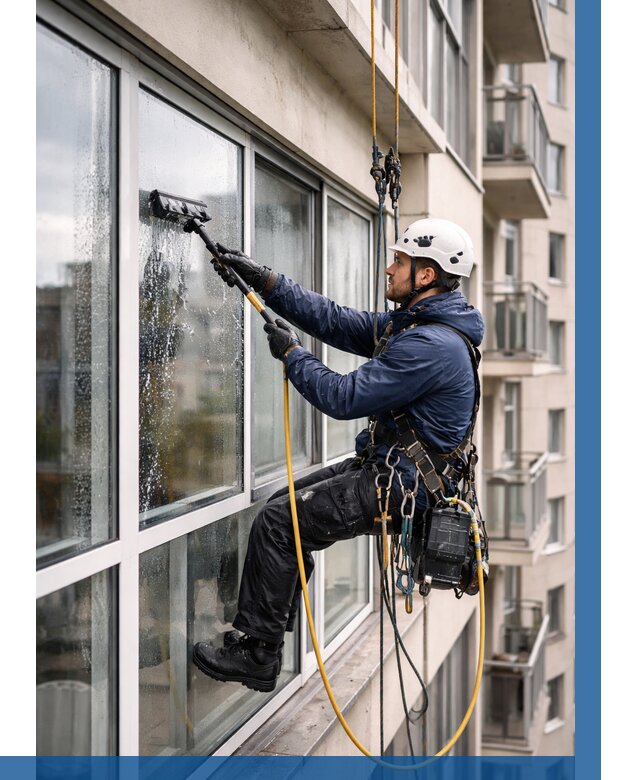 Мойка балконного остекления в Ярцеве от 3561 р. | ВЫСОТНИК-Рцв