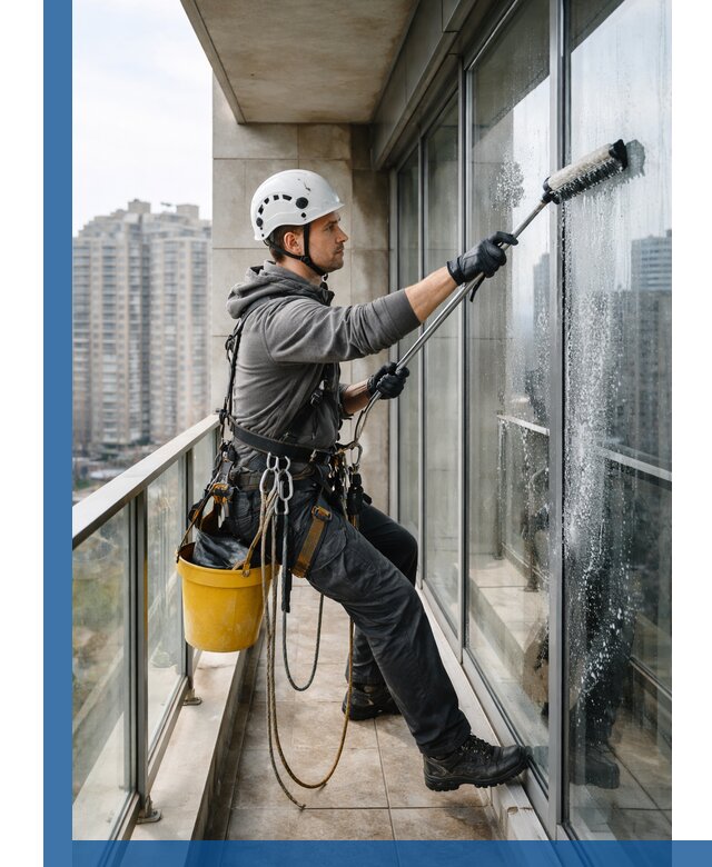 Профессиональная мойка балконного остекления в Ярцеве