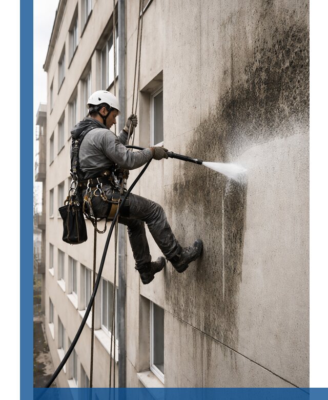 Профессиональная очистка фасадов от плесени в Ярцеве