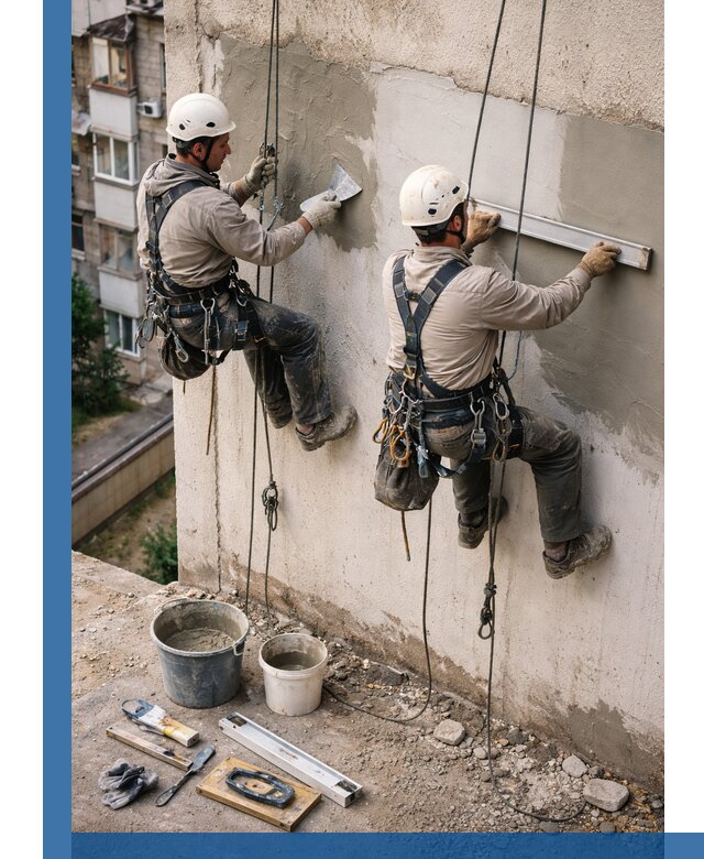 Комплексный ремонт штукатурного фасада с гарантией в Ярцеве