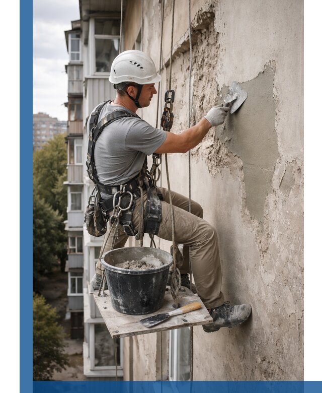Восстановление фасадной штукатурки в Ярцеве с гарантией качества