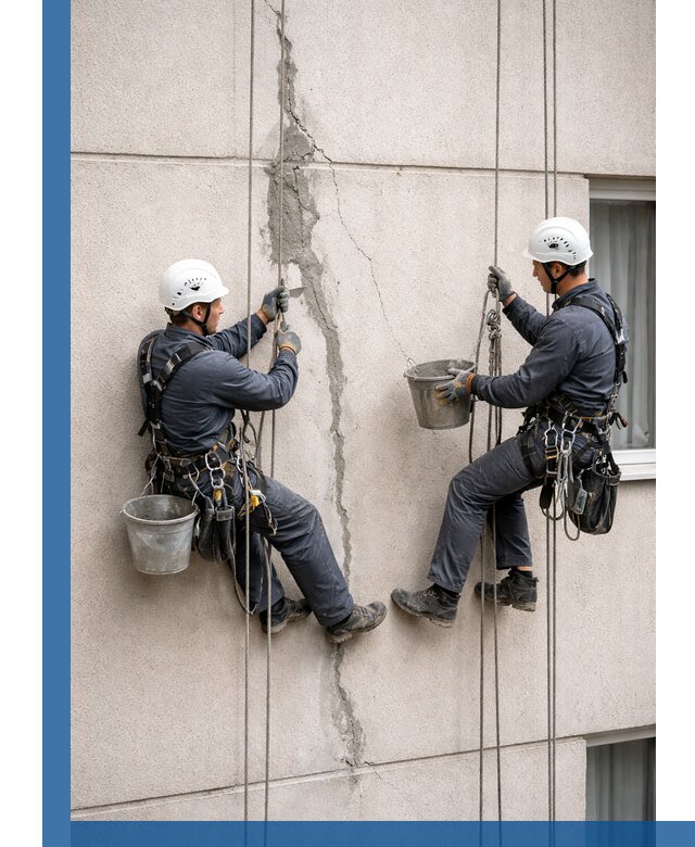 Заделка трещин на фасаде в Ярцеве с гарантийным ремонтом