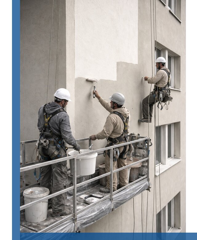 Покраска оштукатуренного фасада в Ярцеве под ключ с гарантией