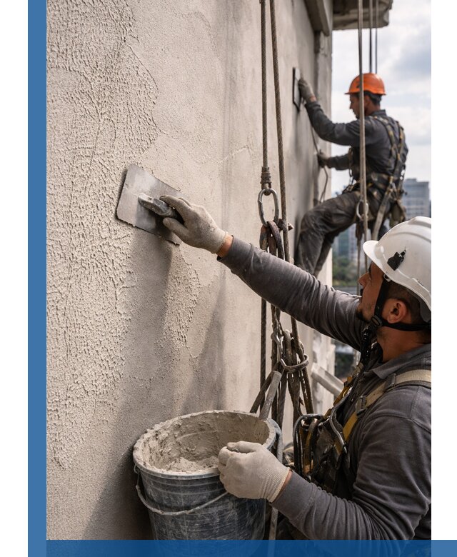 Декоративная штукатурка фасада с утеплением и защитой в Ярцеве
