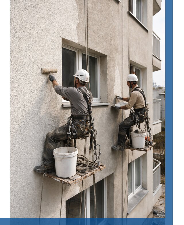 Нанесение короеда на фасад в Ярцеве от 458 р. | ВЫСОТНИК-Рцв