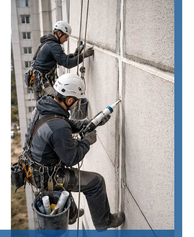 Герметизация межпанельных швов в Ярцеве от 712 р. | ВЫСОТНИК-Рцв