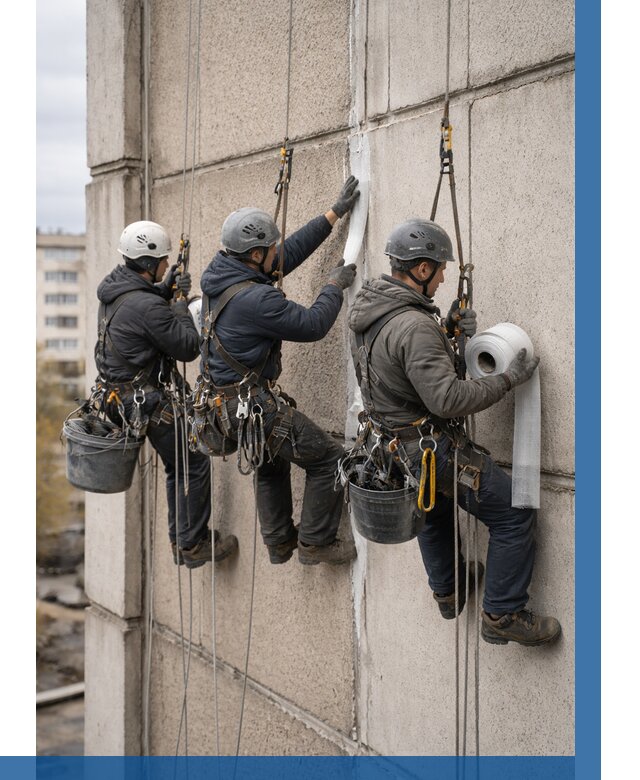 Ремонт межпанельных швов в Ярцеве от 763 р. | ВЫСОТНИК-Рцв