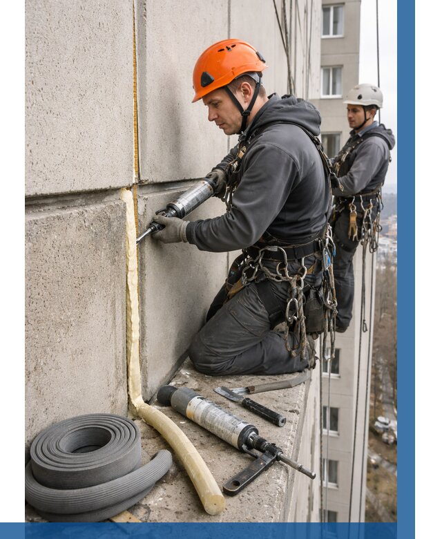 Теплый шов межпанельные швы в Ярцеве от 712 р. | ВЫСОТНИК-Рцв