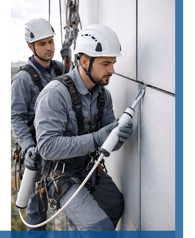 Герметизация швов вилатермом в Ярцеве от 610 р. | ВЫСОТНИК-Рцв