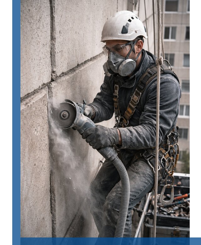 Штробление межпанельных швов в Ярцеве качественно и быстро