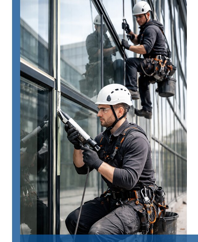 Герметизация витражных швов в Ярцеве для зданий и фасадов