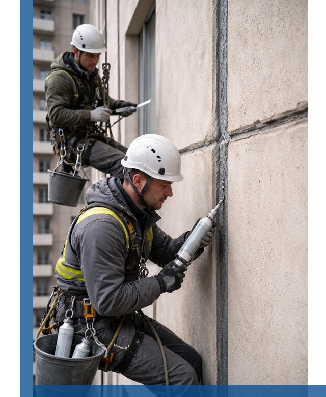 Герметизация деформационных швов фасада в Ярцеве качественно