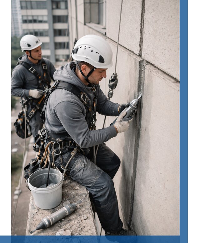 Ремонт деформационных швов здания в Ярцеве от 1017 р. | ВЫСОТНИК-Рцв