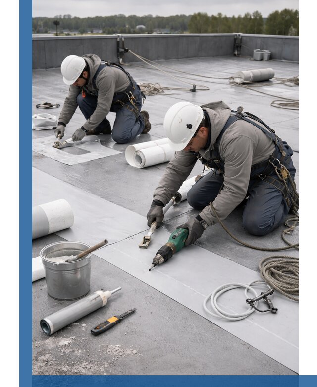 Ремонт мембранной кровли в Ярцеве качественно и с гарантией