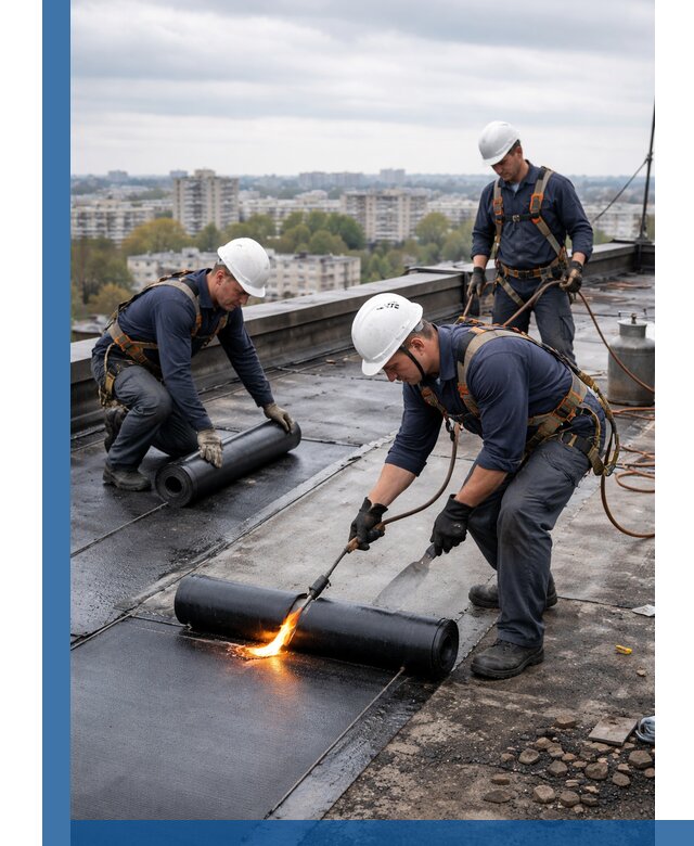Ремонт наплавляемой кровли в Ярцеве качественно и надежно