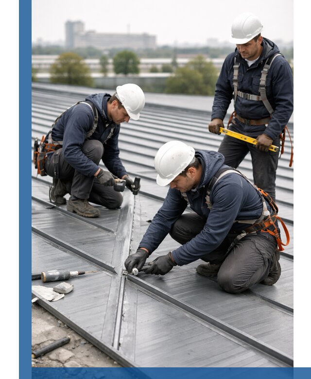 Ремонт фальцевой кровли в Ярцеве срочно и качественно