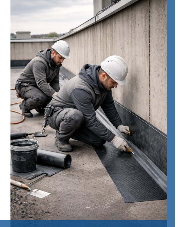 Гидроизоляция примыканий на кровле в Ярцеве от 916 р. | ВЫСОТНИК-Рцв