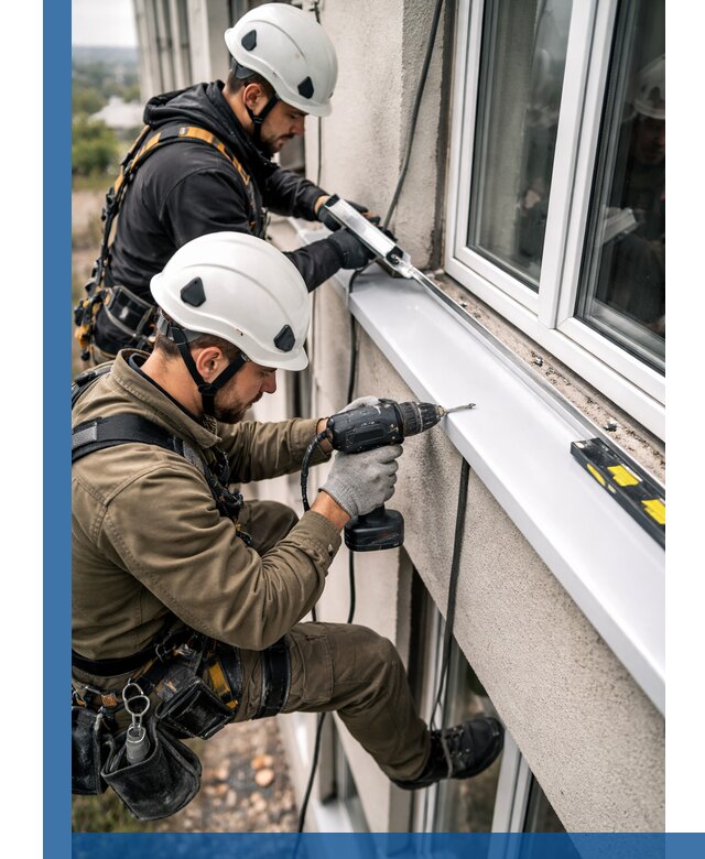 Профессиональный монтаж оконных отливов и отведения воды в Ярцеве