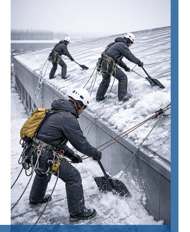 Очистка навесов от снега в Ярцеве от 4578 р. | ВЫСОТНИК-Рцв