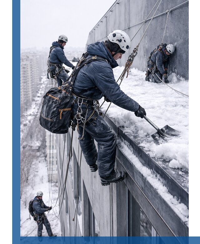 Абонентское обслуживание кровли зимой в Ярцеве регулярный уход