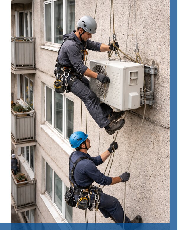 Перенос внешнего блока кондиционера в Ярцеве от 9157 р.| ВЫСОТНИК-Рцв