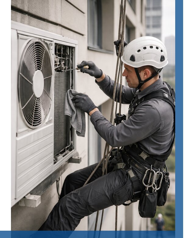 Обслуживание внешнего блока кондиционера в Ярцеве от 2747 р.ВЫСОТНИК-Рцв