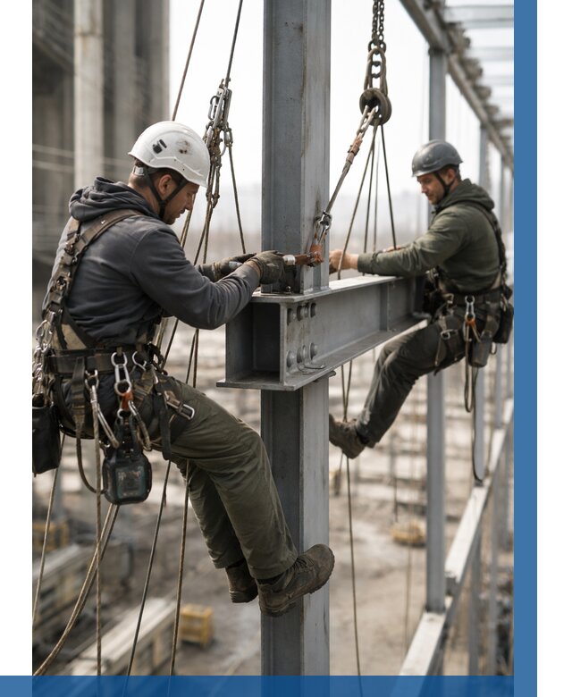 Монтаж металлоконструкций на высоте в Ярцеве от 3561 р. | ВЫСОТНИК-Рцв