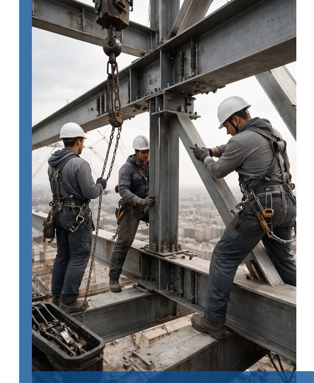 Профессиональный монтаж металлоконструкций на высоте в Ярцеве