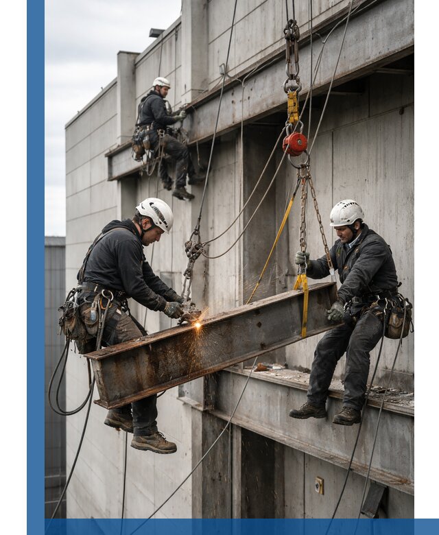 Демонтаж металлоконструкций на высоте в Ярцеве под ключ