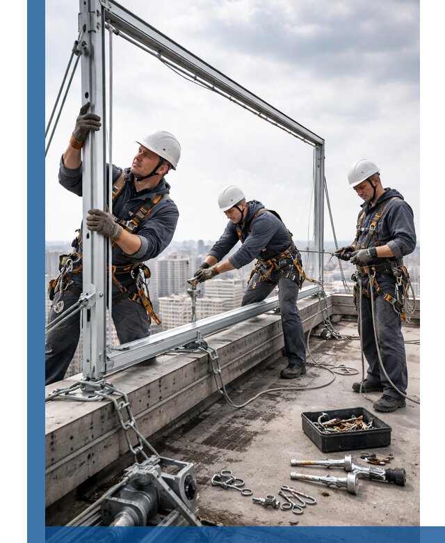 Монтаж крышных рекламных конструкций под ключ в Ярцеве