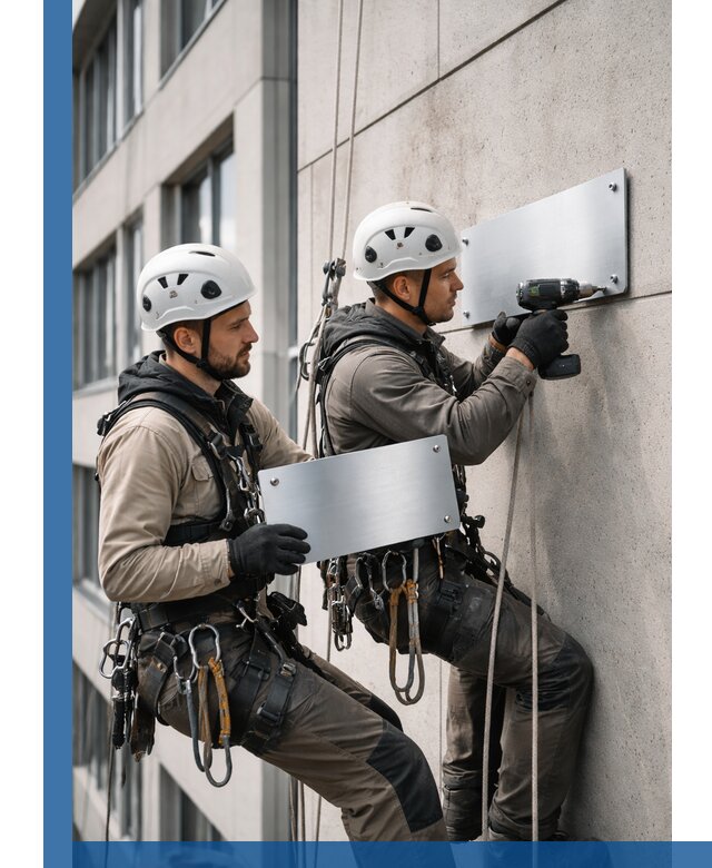 Монтаж табличек и указателей в Ярцеве для зданий и сооружений