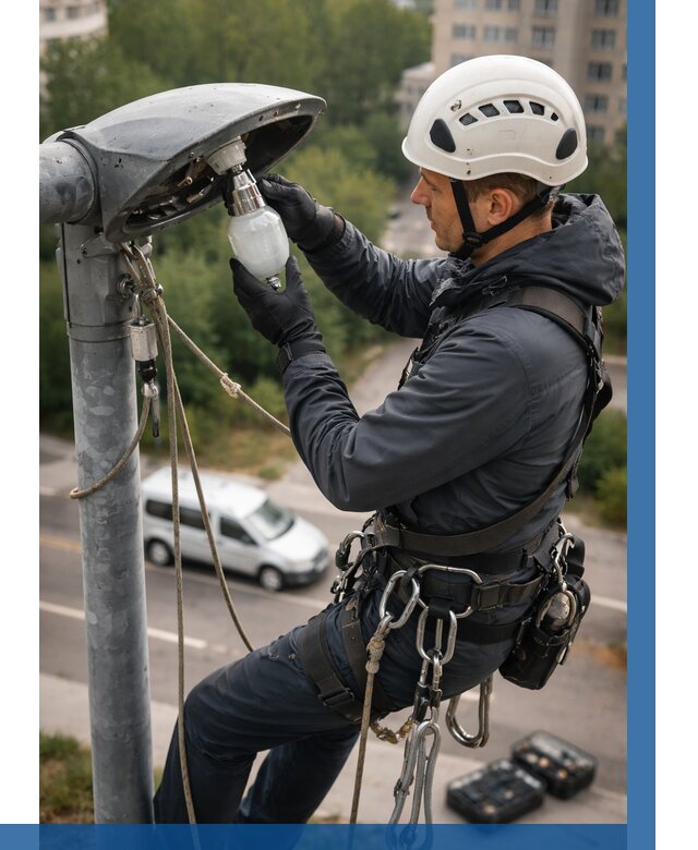 Замена ламп на высоте в Ярцеве от 2544 р. | ВЫСОТНИК-Рцв