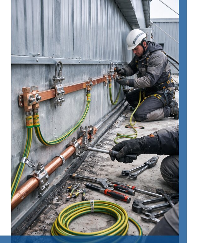 Монтаж заземления здания в Ярцеве от 25435 р. | ВЫСОТНИК-Рцв