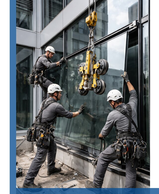 Структурное остекление фасадов в Ярцеве монтаж и обслуживание