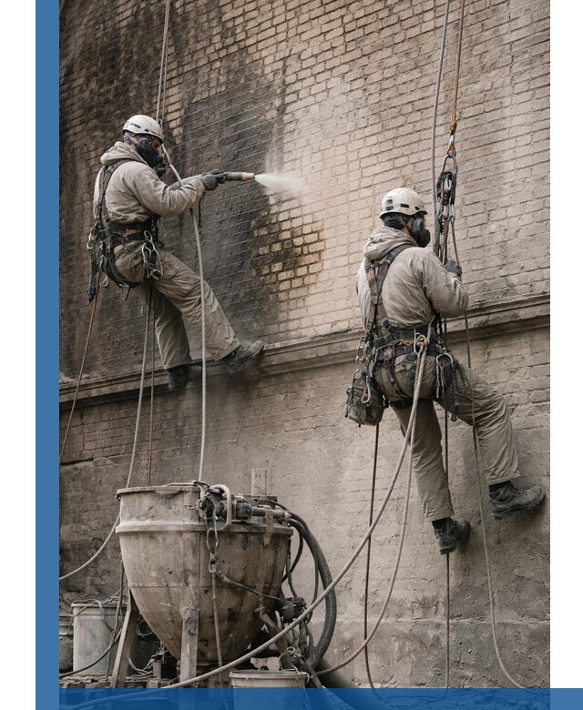 Пескоструйная очистка фасадов в Ярцеве профессионально