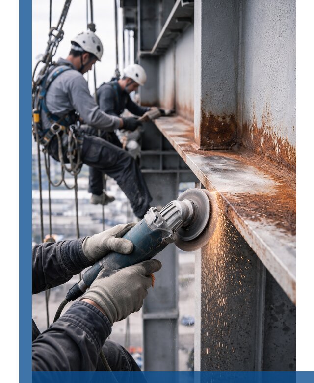 Зачистка металла от ржавчины и подготовка поверхностей в Ярцеве