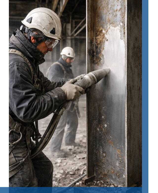 Удаление старой краски с металла в Ярцеве от 458 р. | ВЫСОТНИК-Рцв