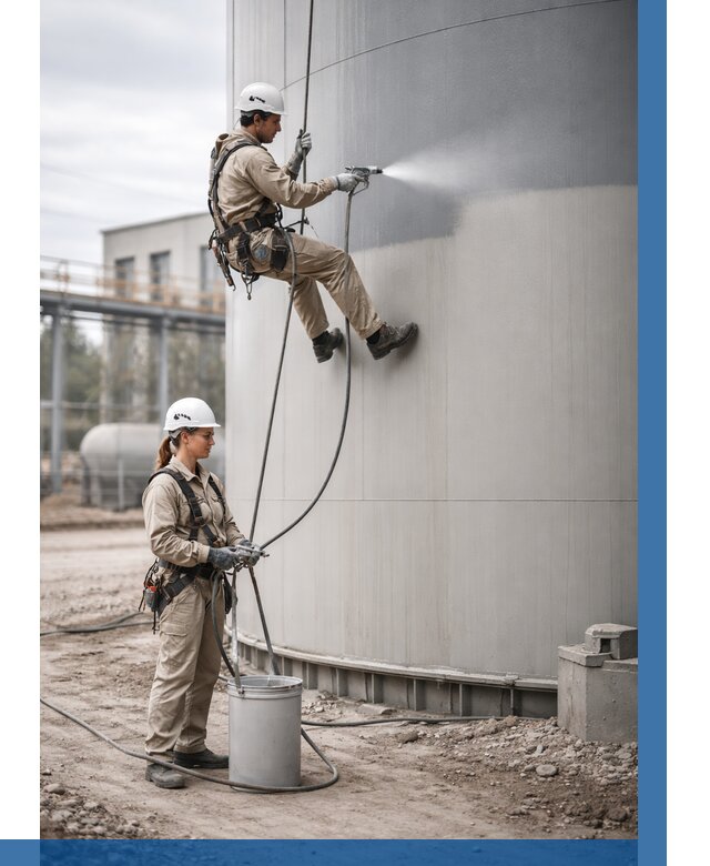 Покраска резервуаров в Ярцеве от 1221 р. | ВЫСОТНИК-Рцв — заказать