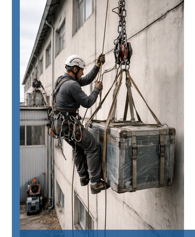 Подъем грузов на высоту в Ярцеве для промышленных объектов