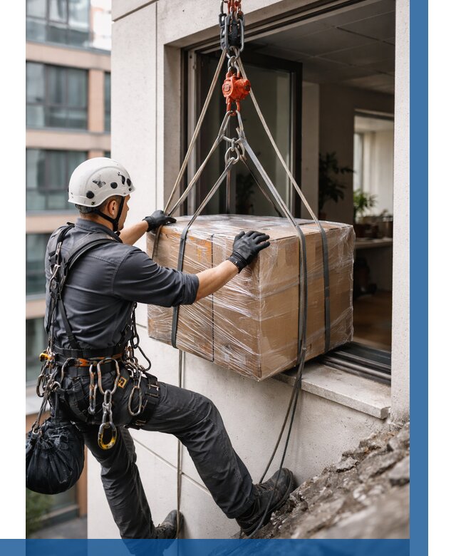 Подъем груза через окно в Ярцеве от 4578 р. | ВЫСОТНИК-Рцв