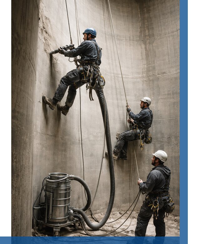 Зачистка силосов в Ярцеве от 4578 р. Договор и смета ВЫСОТНИК-Рцв