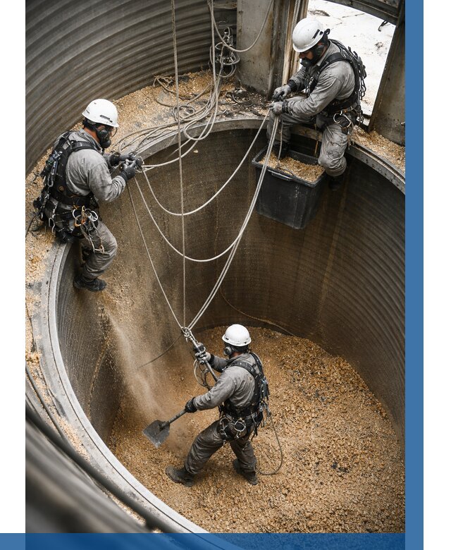 Чистка зерновых бункеров в Ярцеве от 12209 р. | ВЫСОТНИК-Рцв