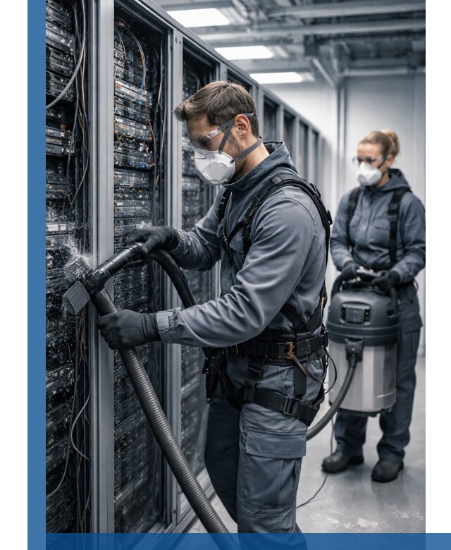 Обеспыливание серверной комнаты в Ярцеве, профессиональная очистка