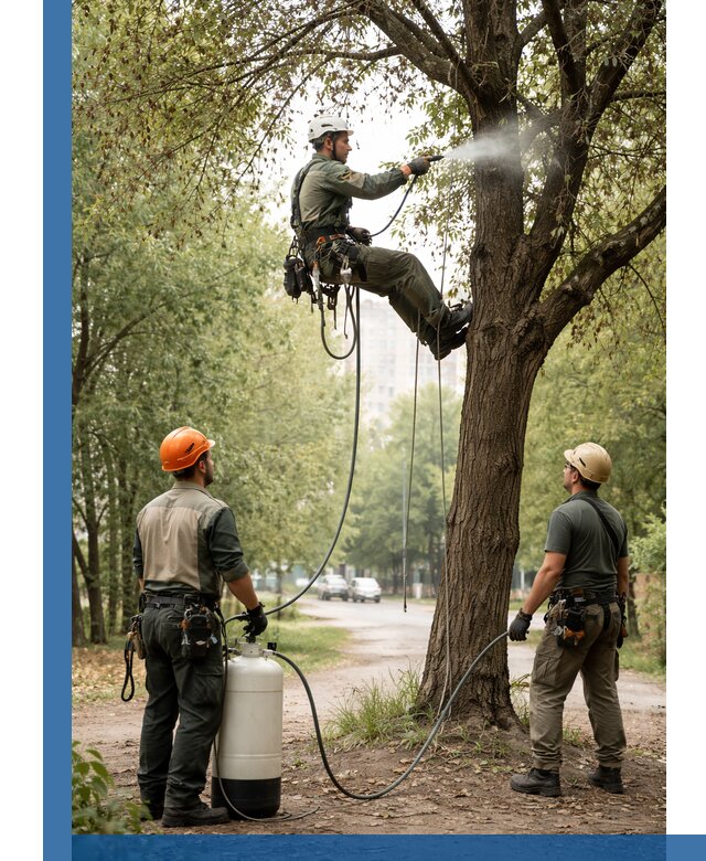 Обработка деревьев от вредителей в Ярцеве профессиональная защита