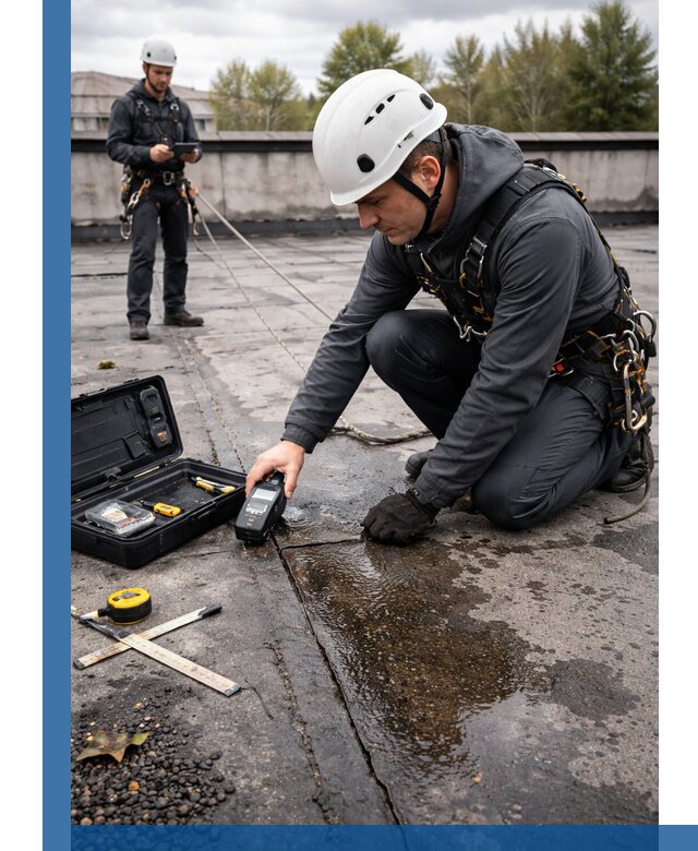 Обследование кровли на протечки и выявление дефектов в Ярцеве